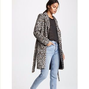 Cheetah print coat